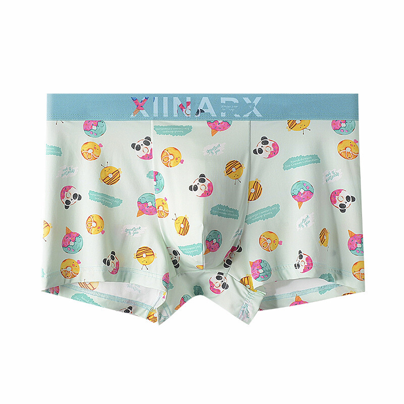 Men’s Boxer Briefs Couple Underwear Antibacterial Fashion Printed Lace Cute
