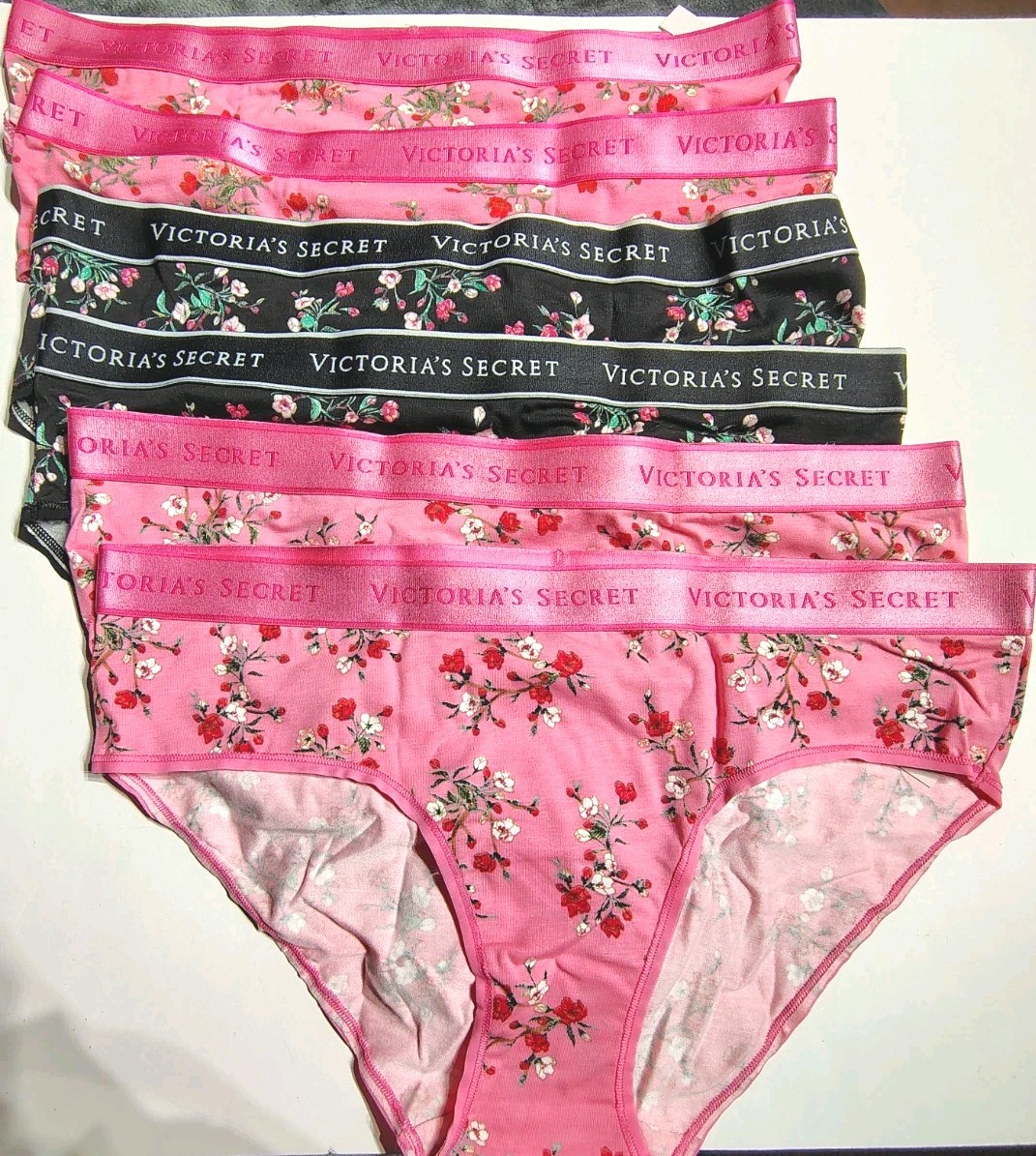 Victoria’s Secret Cotton Waistband Hiphugger Panties Size XL (6 Pack)
