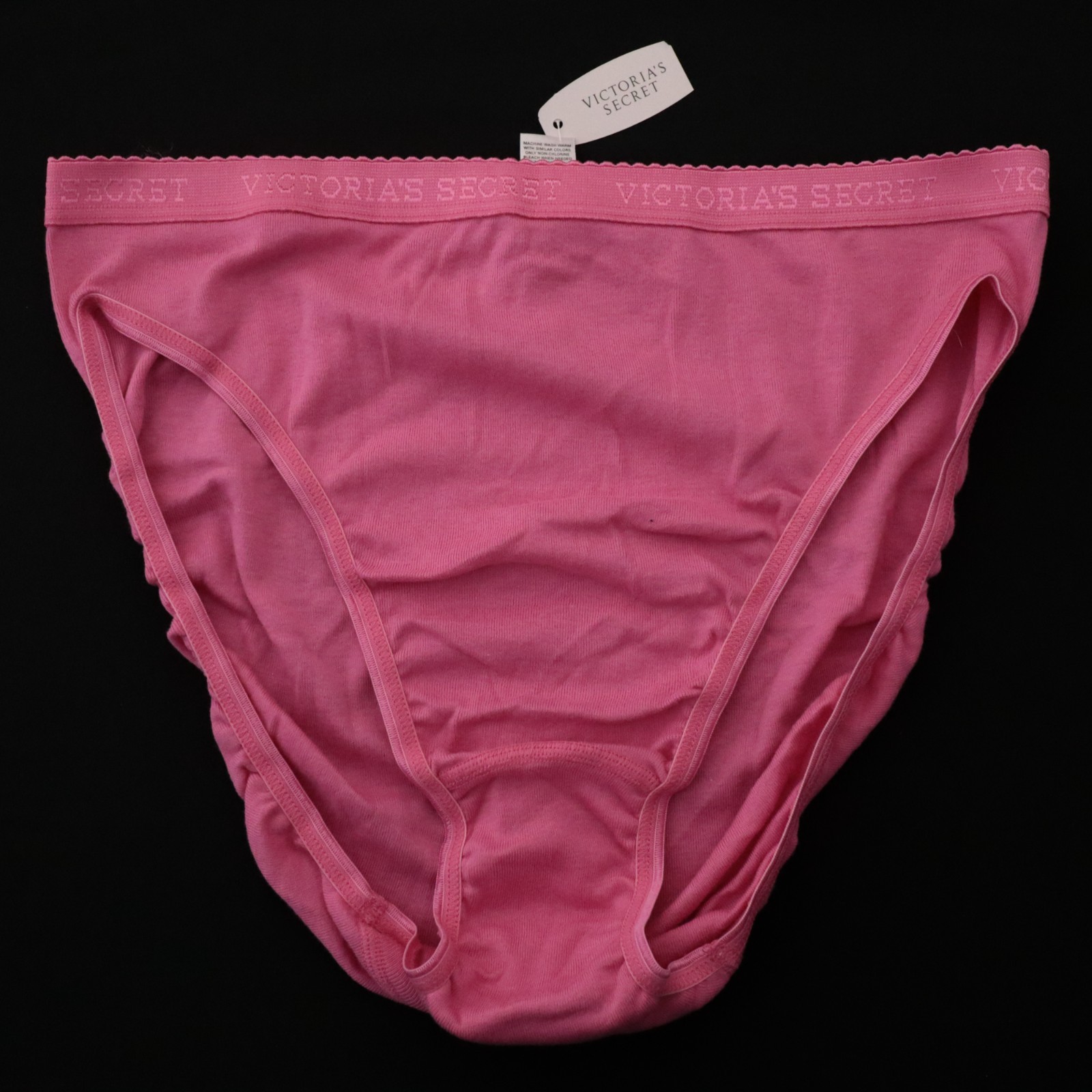 NEW Victoria’s Secret VTG 100% Cotton Signature Hi Cut Brief Panty XL X-LARGE