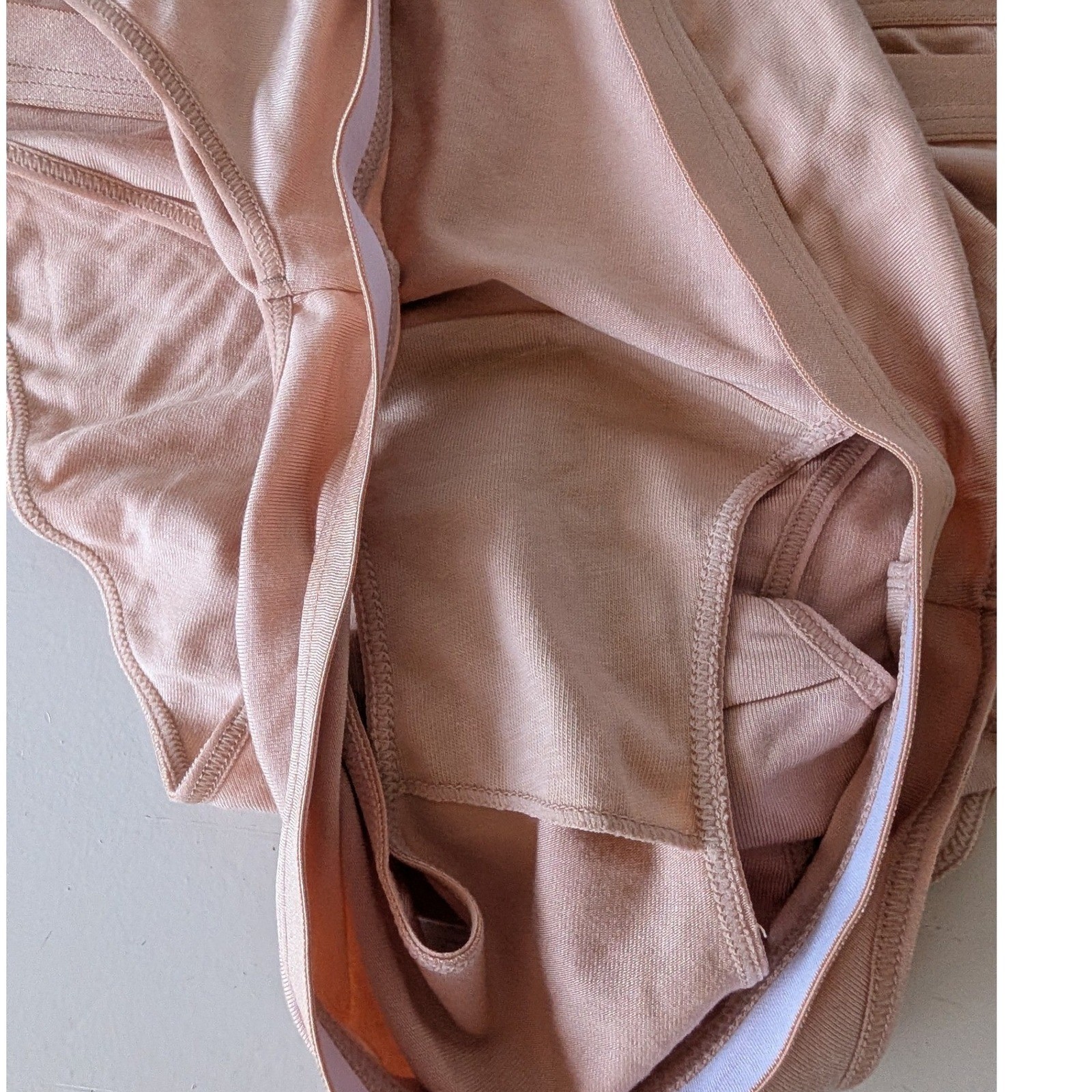 Quince Womens Micro-Modal Bikini Underwear Set 5-Pack Nude Beige Size Small