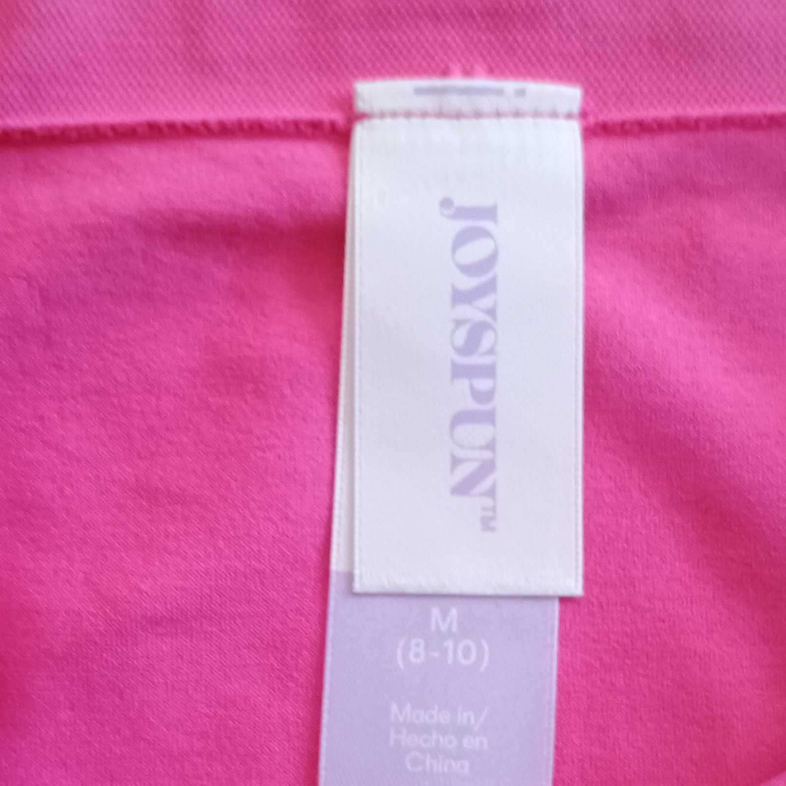 Women’s Joyspun Hipster Panties Pink Solid Regular Size M (8-10)