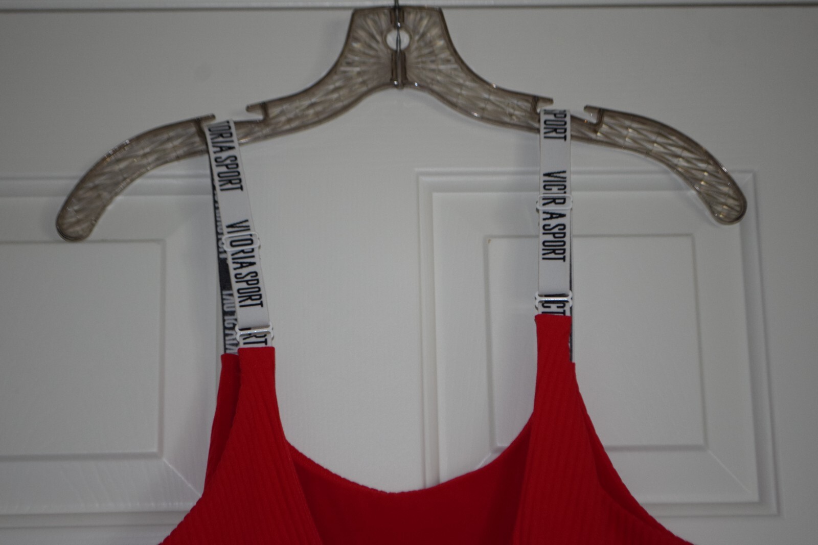 Victoria’s Secret Victoria Sport Pink Thong Ribbed Bodysuit Logo Straps