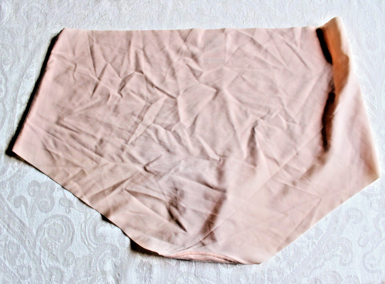 Brand New Seamless Deep Waist Knickers/Panties Beige, Nude, Medium UK 10-12