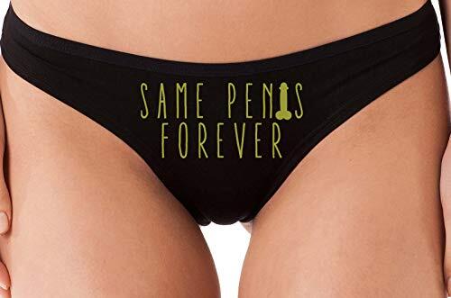 Knaughty Knickers Same Penis Forever Funny Gift Underwear Panty Game Shower Gift