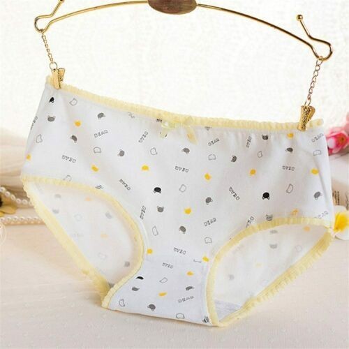 Panties Ladies Briefs Woman Printed Knickers Pants 4 Pack Underwear