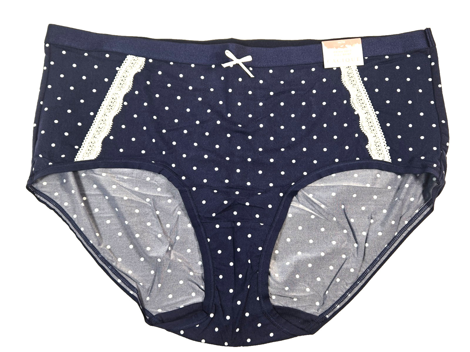 Women Panty Cacique New With Tags Nylon Blend Extra Soft Brief 18/20