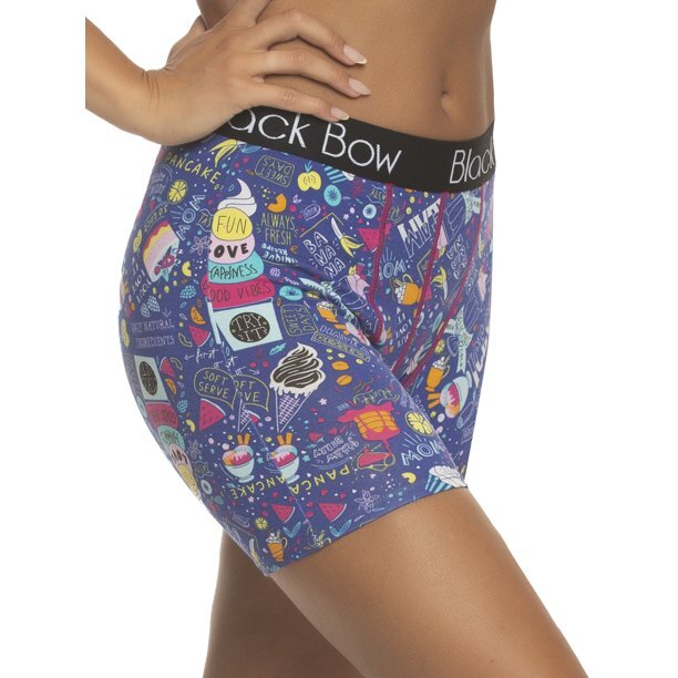 BlackBow Female Cotton Blend stretch BoyShorts, Various color and sizes