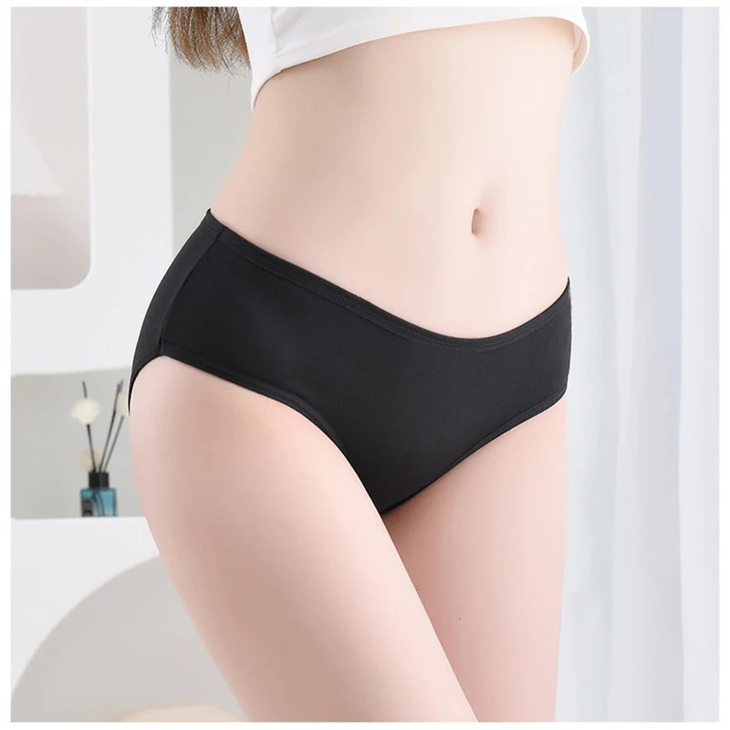 MAXI Briefs Knickers Basic+ 7 Pack 95% Cotton Lingerie High Rise