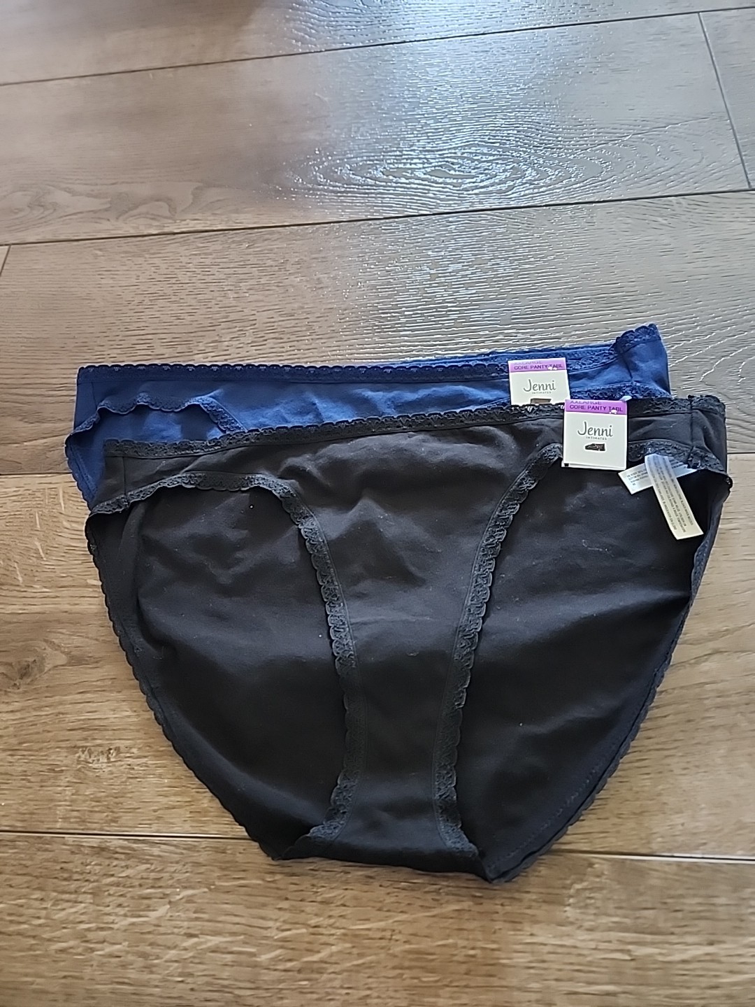 Jenni Panty BUNDLE XXL BLACK/ BLUE SET OF TWO NWT
