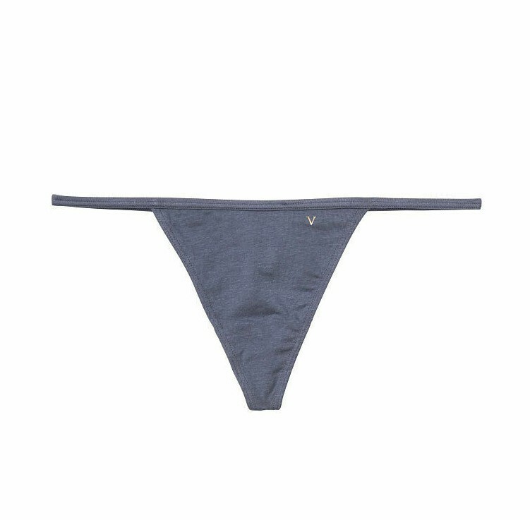 Victorias Secret V-String THONG Soft SEXY Panty Panti ITSY Stretch Cotton NWT VS