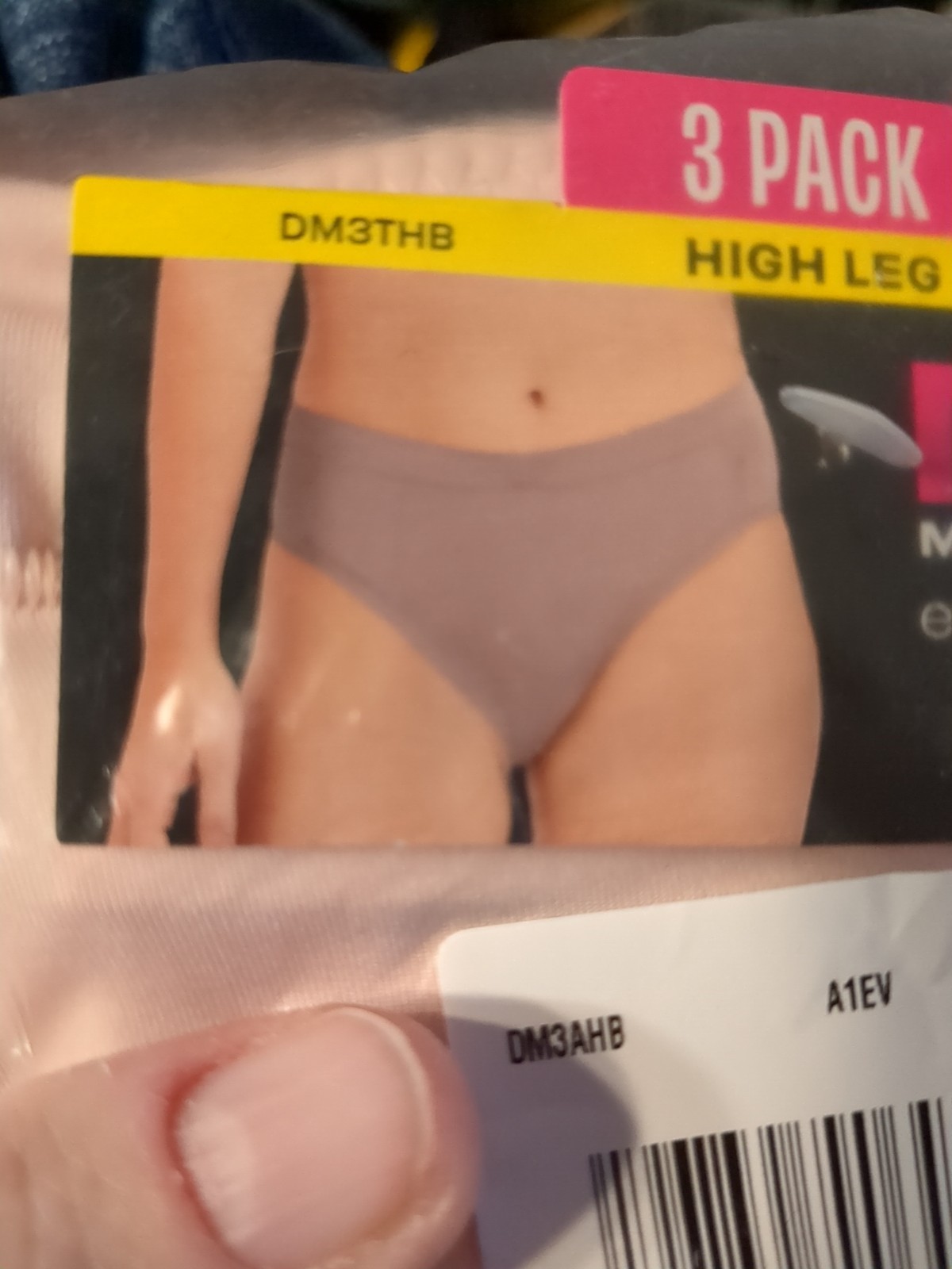 NWT Maidenform 3 Pair Everyday Luxe Sz. M/6 HIGH LEG Panties DM3THB A1EV