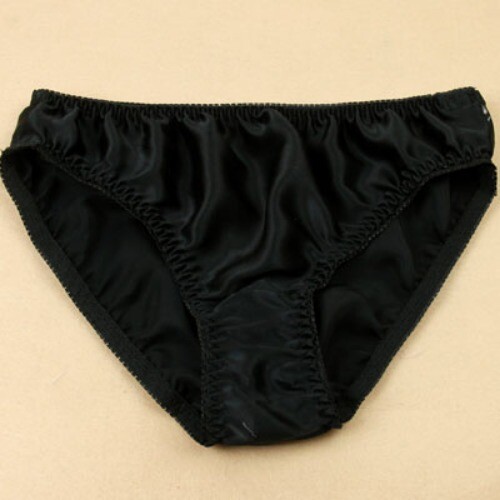 2 Pairs Womens Black Silk Panties Hipster Cheeky Floral Knickers 100 Nature Silk