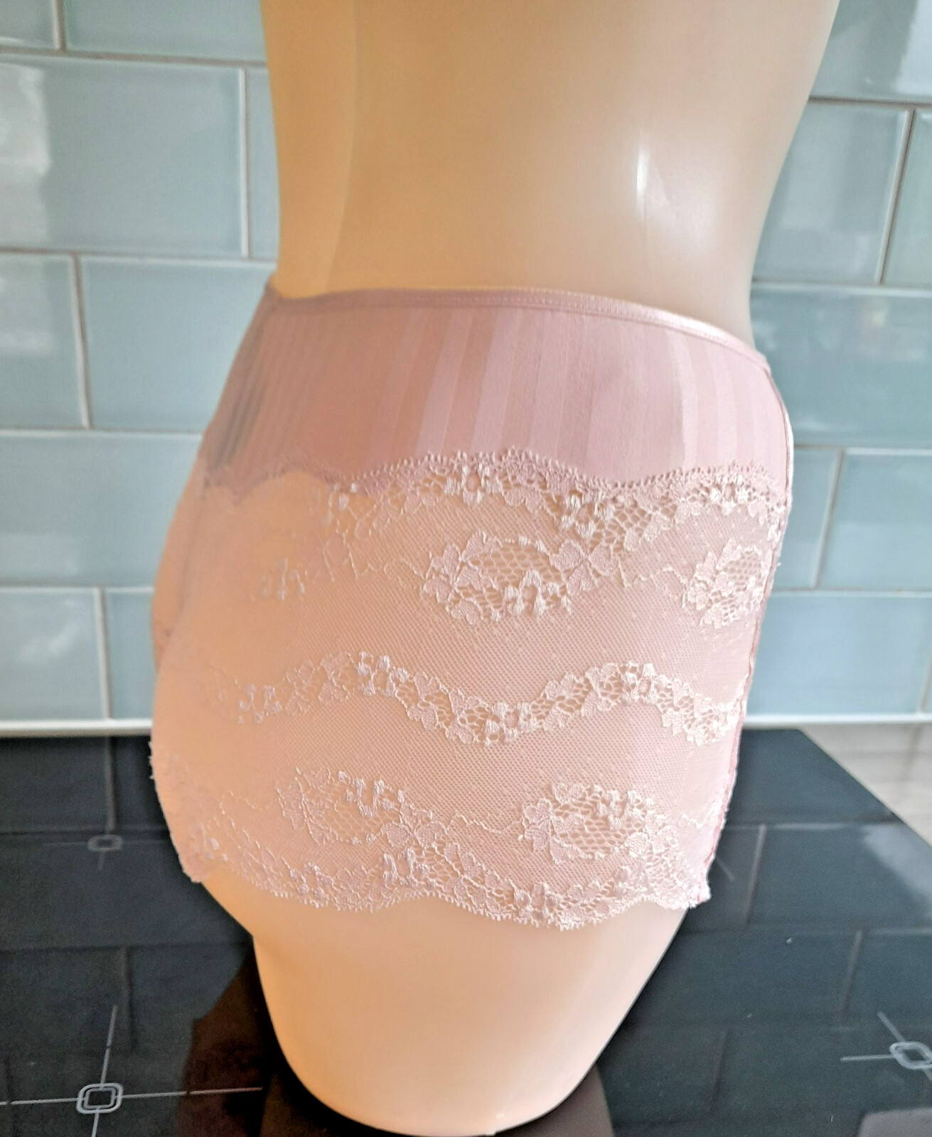 Mey Favourites Vintage Rose JAZZ Stripe and Deep Lace Shorts