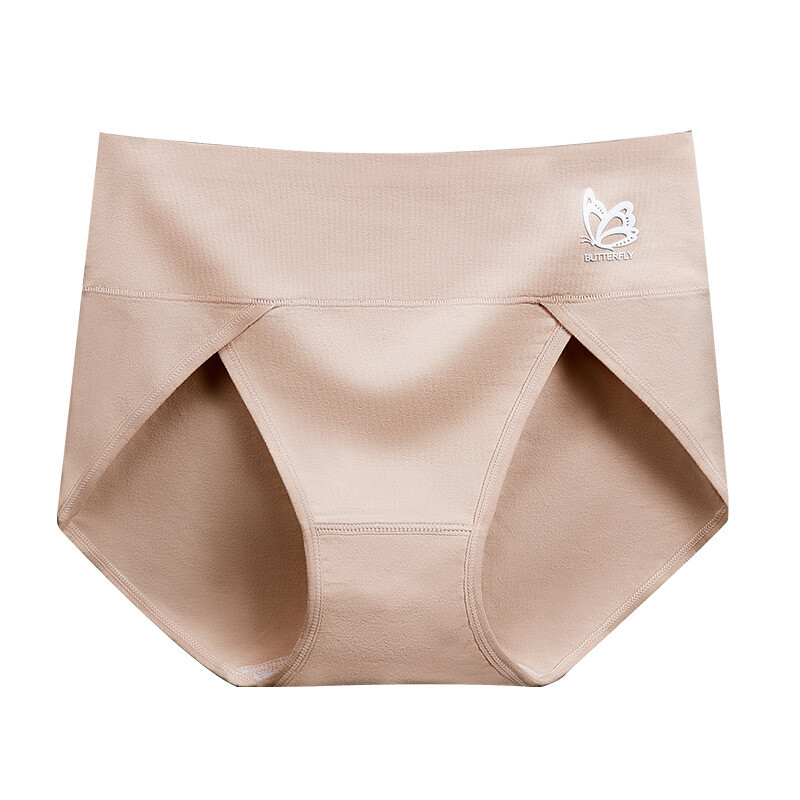 Women’s Pure Cotton High Waist Graphene Antibacterial Printed Abdominal Panties