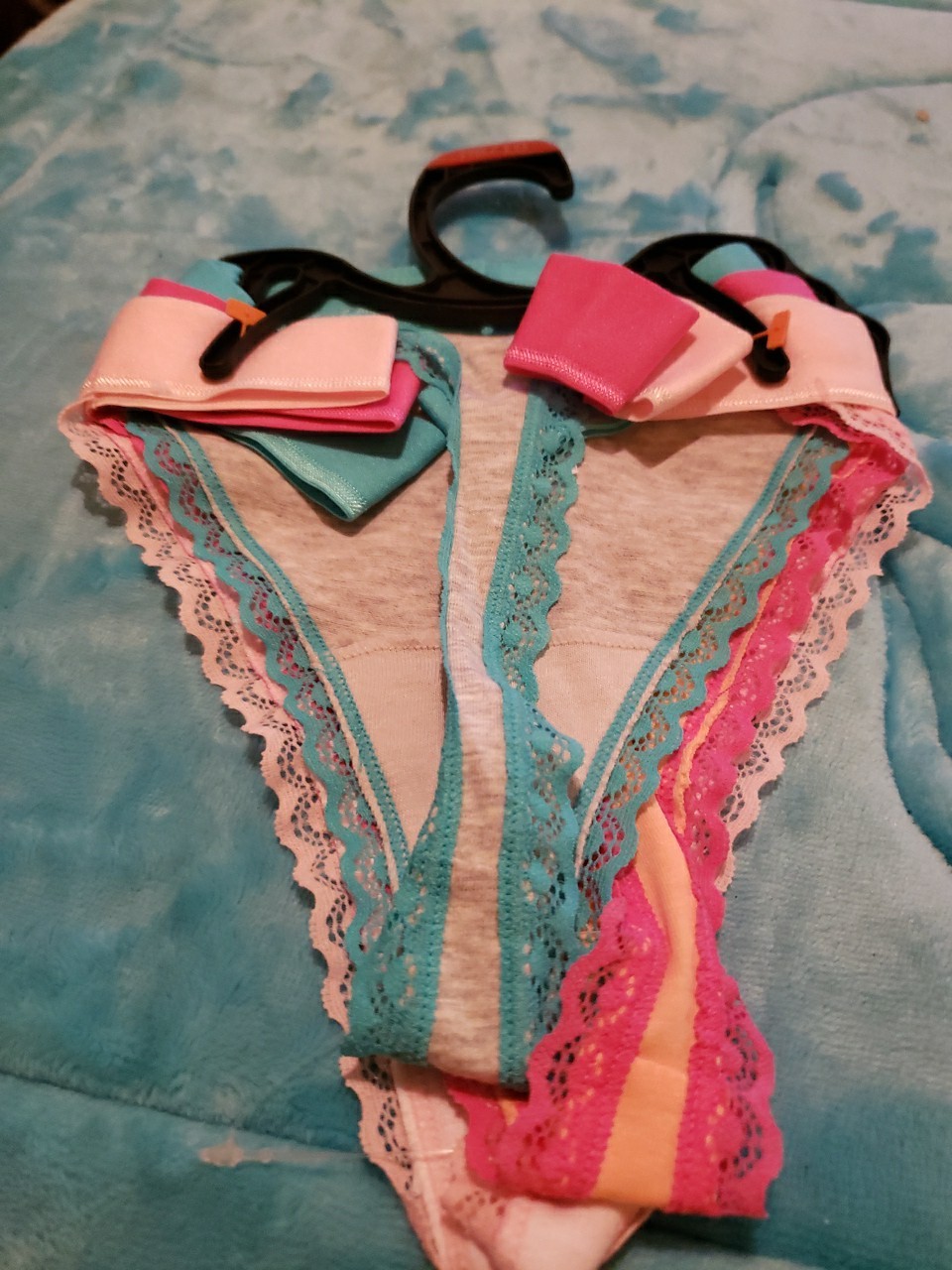 1 CELEBRATE! SUMMER 3-PACKS STRING THONG PANTIES SIZE MEDIUM (8-10) NWT