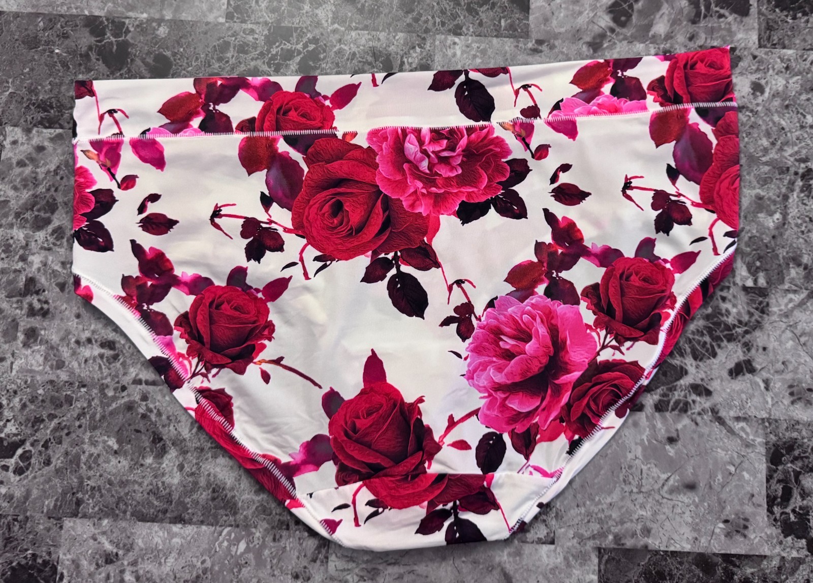 NWT CACIQUE LANE BRYANT 18/20 SMOOTH FLORAL ROSE COMFORT BLISS HIPSTER PANTIES