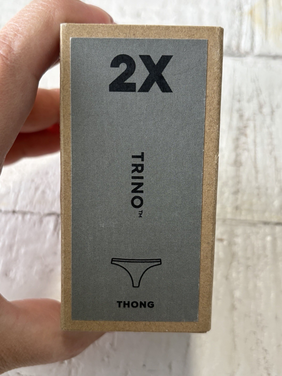 Allbirds Trino Thong NEW size 2X in Boulder Merino Wool Blend