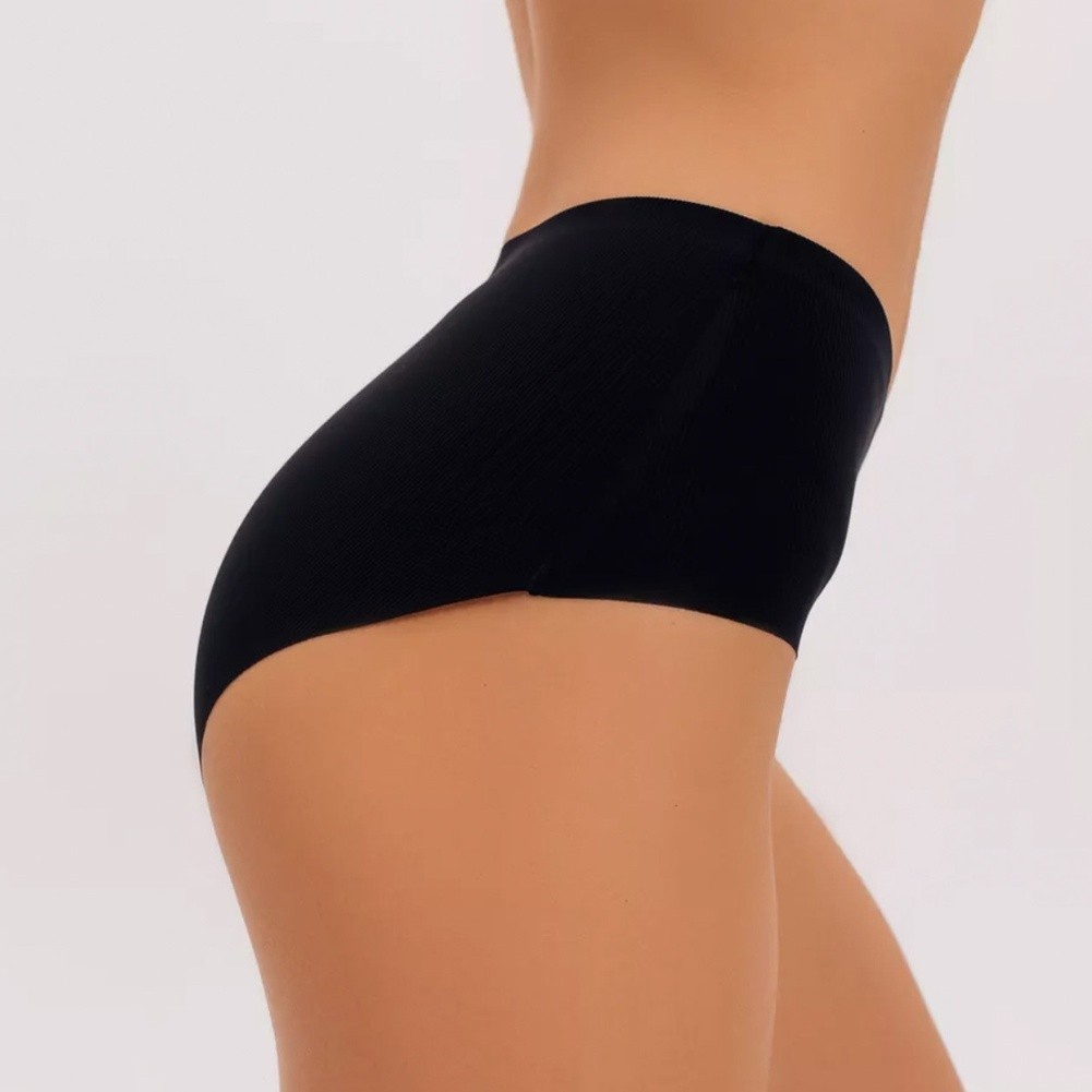 Women’s Quick Dry Seamless High Waist Panties Nylon Stretch Underwear S-6XL