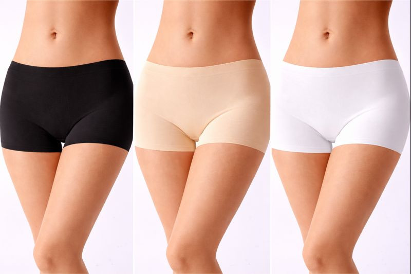 Ladies Seamless Boxer Shorts Ice Silk Panties Womens Underwear Briefs 3/6 Packs