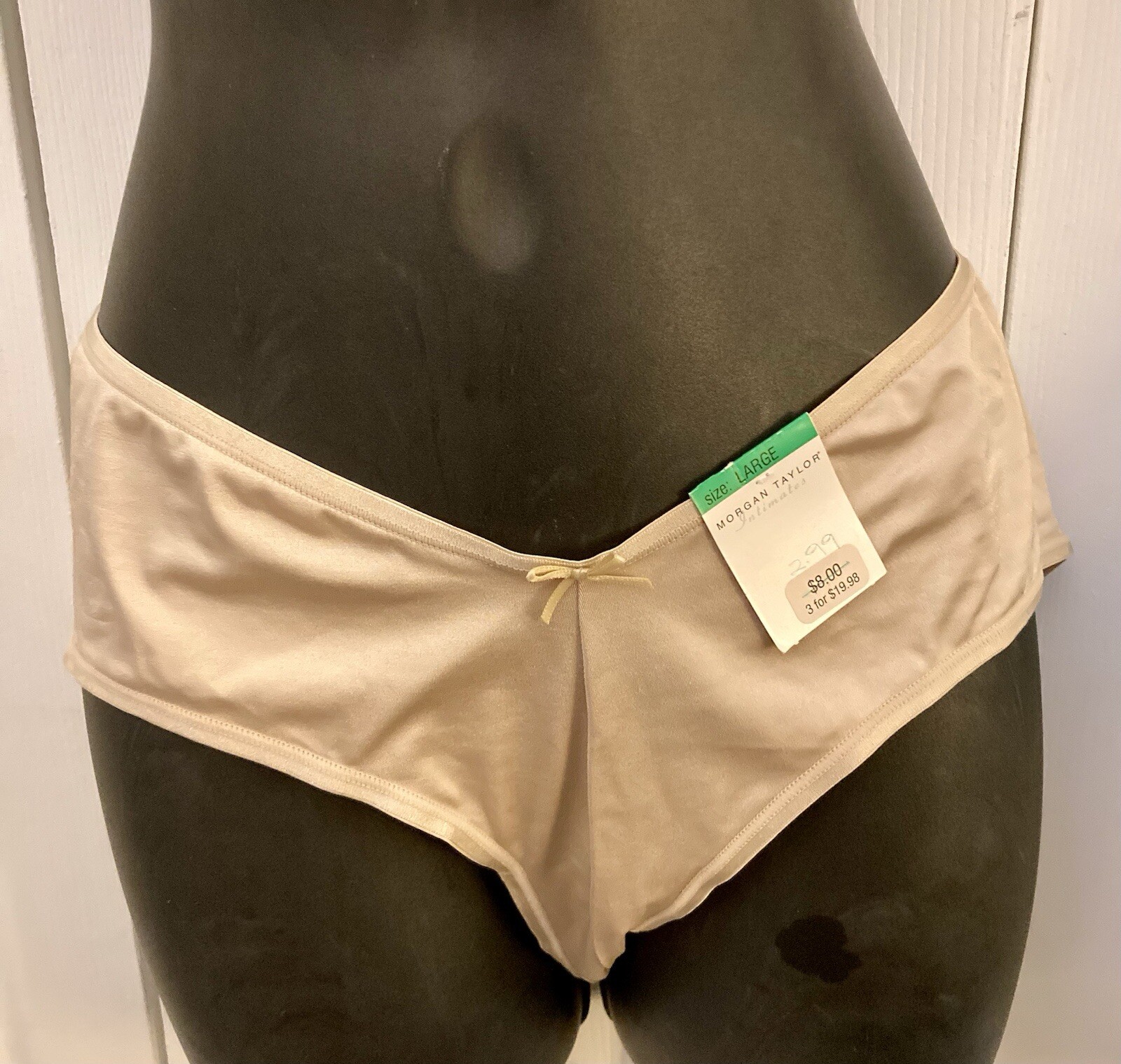 2 Hipster Panties sz L Alfani Blue sheer lace Morgan Taylor Nude solid