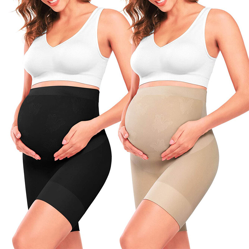 Women’s Seamless Maternity Shapewear Pregnancy Underwear Belly Support Panties