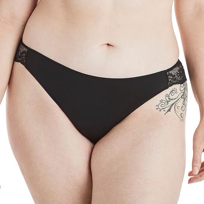 Maidenform Women’s Comfort Devotion Lace Back Tanga Panty – S, M & L – 3 PACK