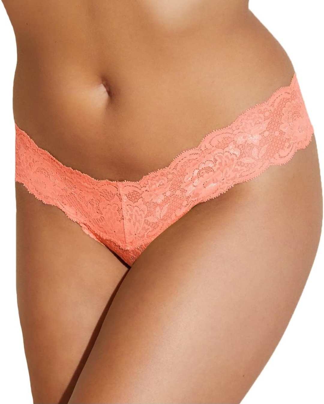 New 2pk Everyday Microfiber & Lace Thong Panties XL Maidenform Zoe & Bella
