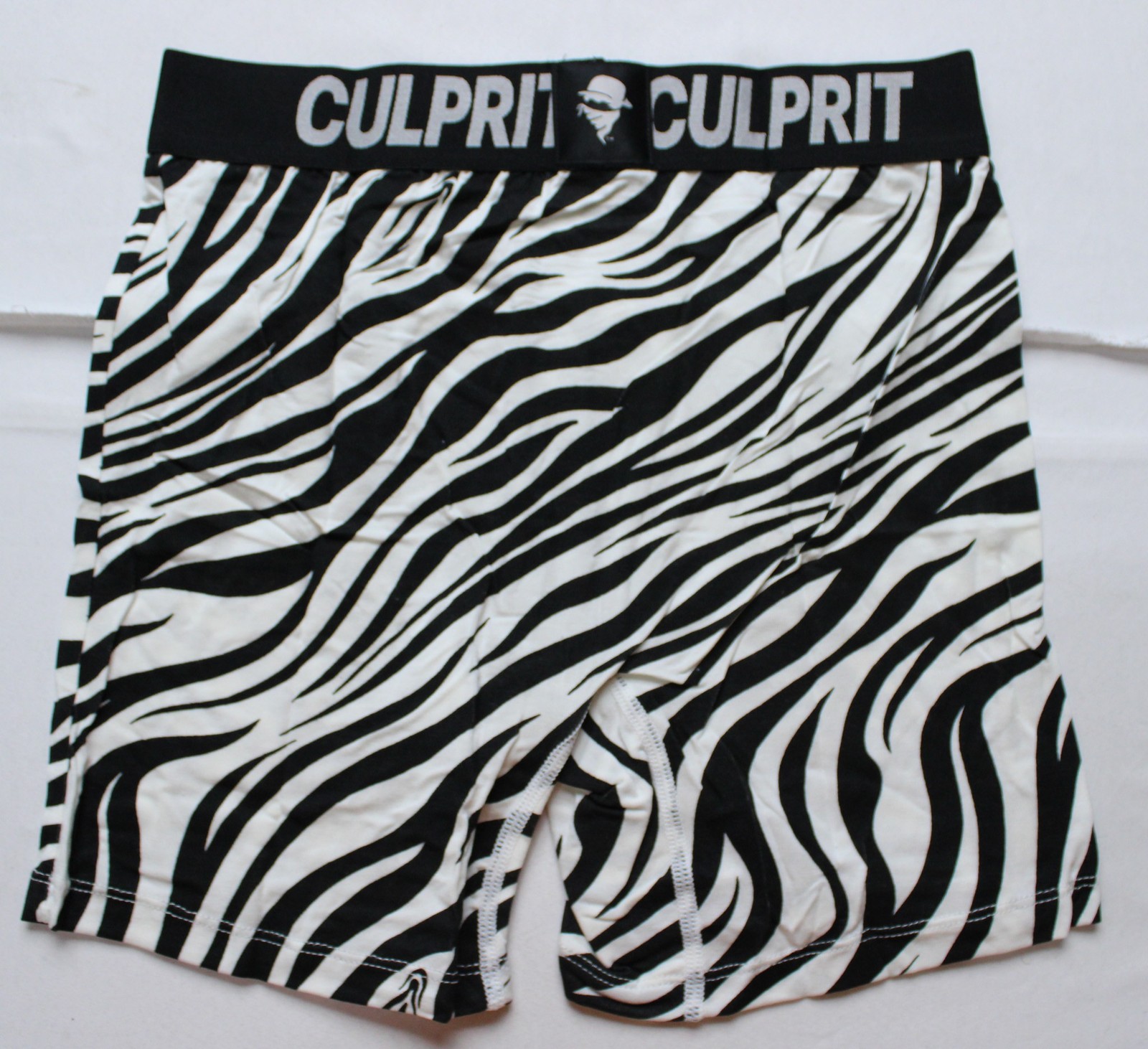 Culprit Women’s Breathable Soft Mid-High Waist Lady Boxers DH3 Zebra XS NWT