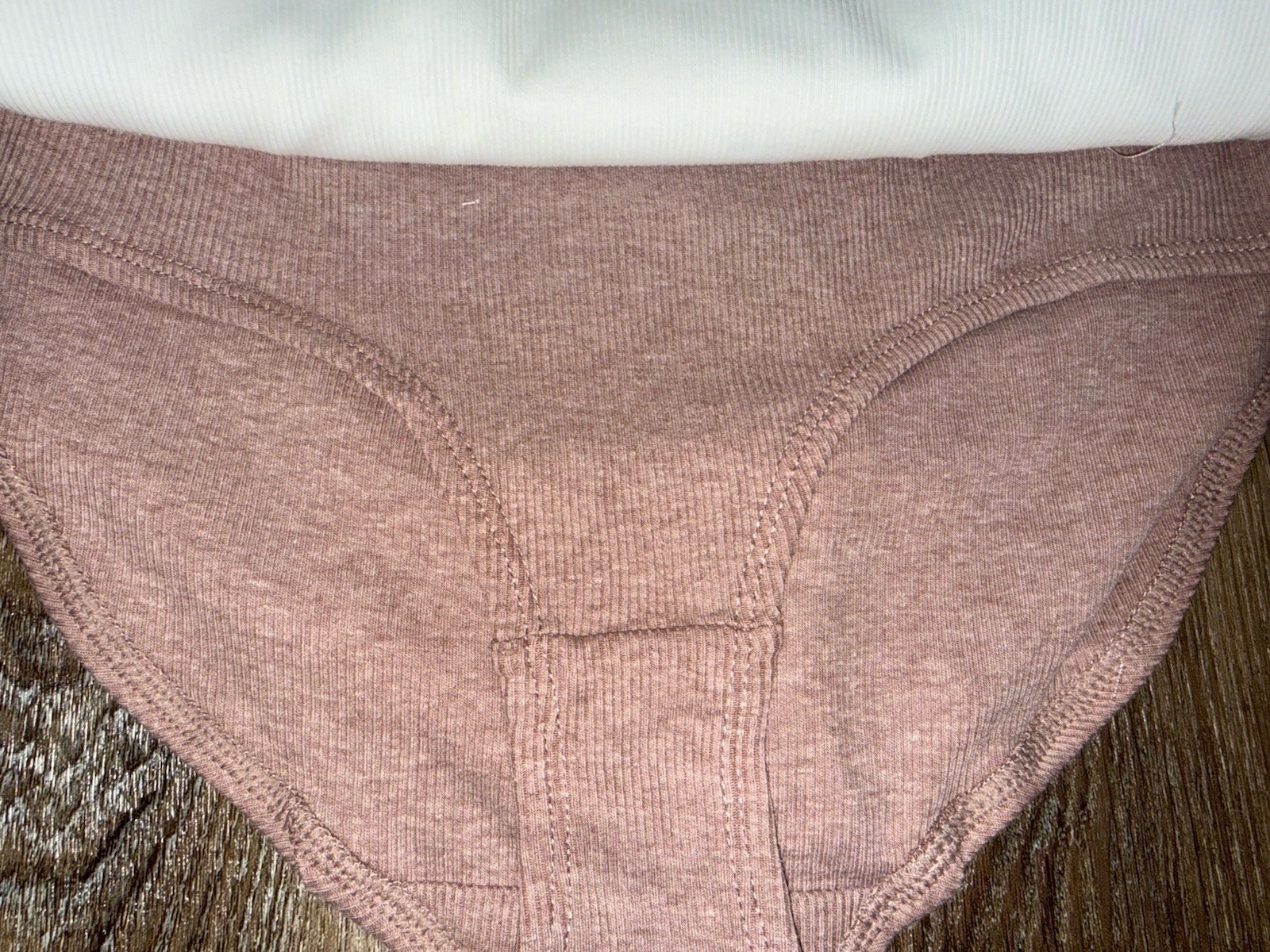 Born ~ Womens Brief Underwear Panties 5-Pair Organic Cotton Blend Ribbed ~ M