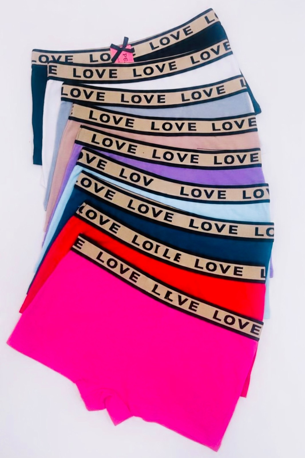 Lot 6-12 Boyshort Sport boxers Yoga Panties short 95% Cotton Underwear 8495 S-XL