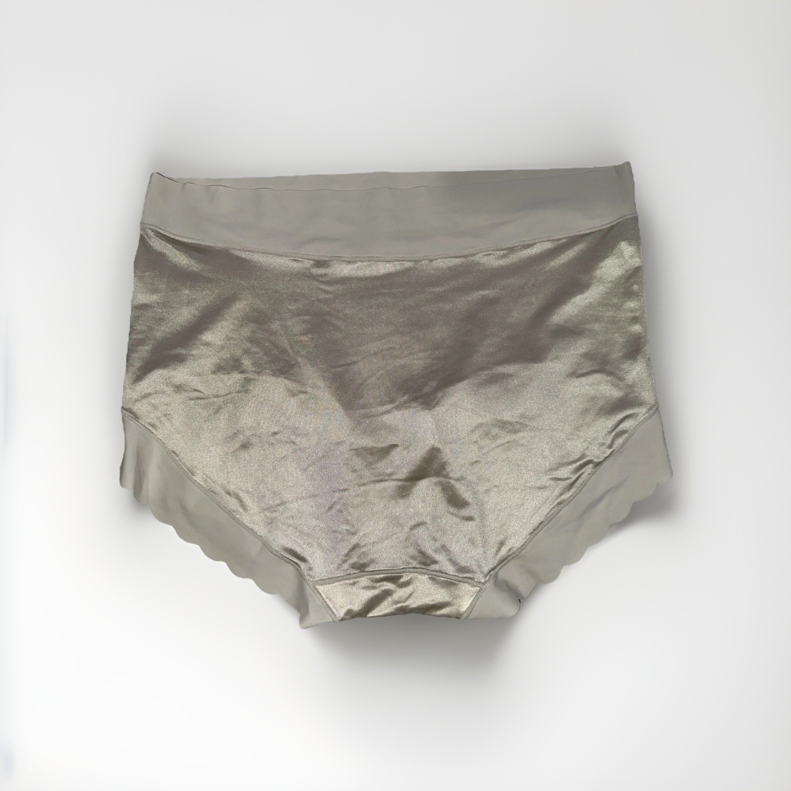 Pantie Seamless Poly Blended Cotton Gusset XXXL New Without Tag Champagne Color