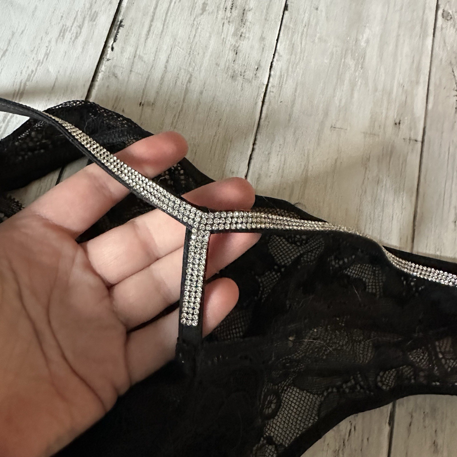 NEW WITH TAGS VICTORIAS SECRET BLACK PANTIES BRAZILLIAN MEDIUM M