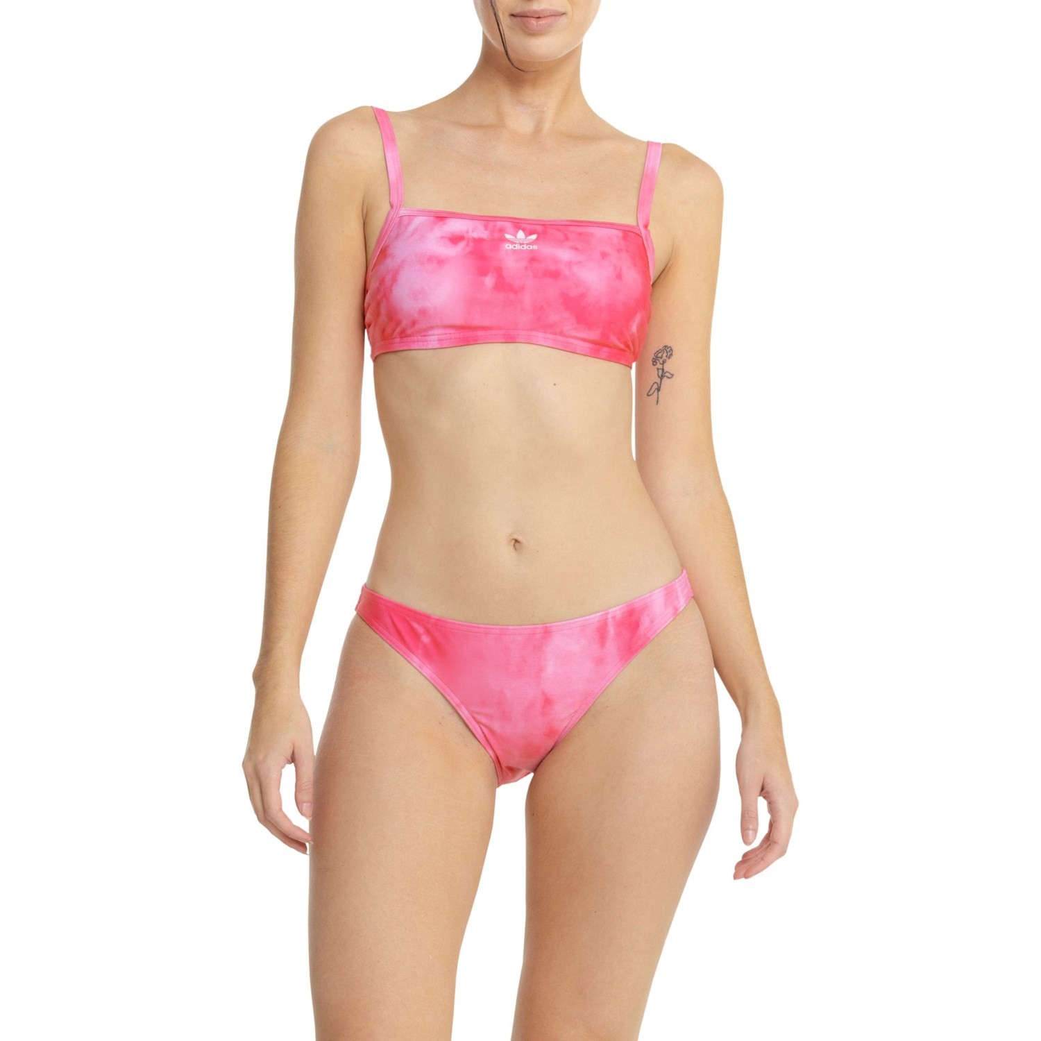 ADIDAS SWIMSUIT WOMEN’S – 253 AOP BIKINI SZ MEDIUM PINK – 2 PCS SWIM