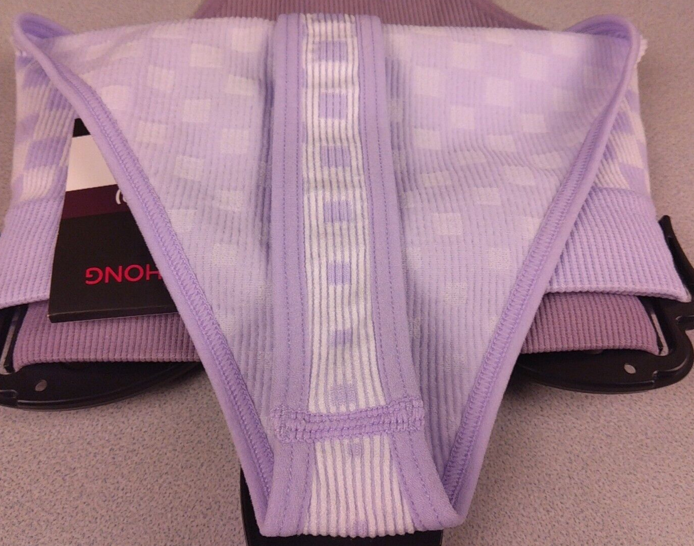 No Boundaries 2 Pack Purple Check/Purple Thong Size XXL (19) – New (64)