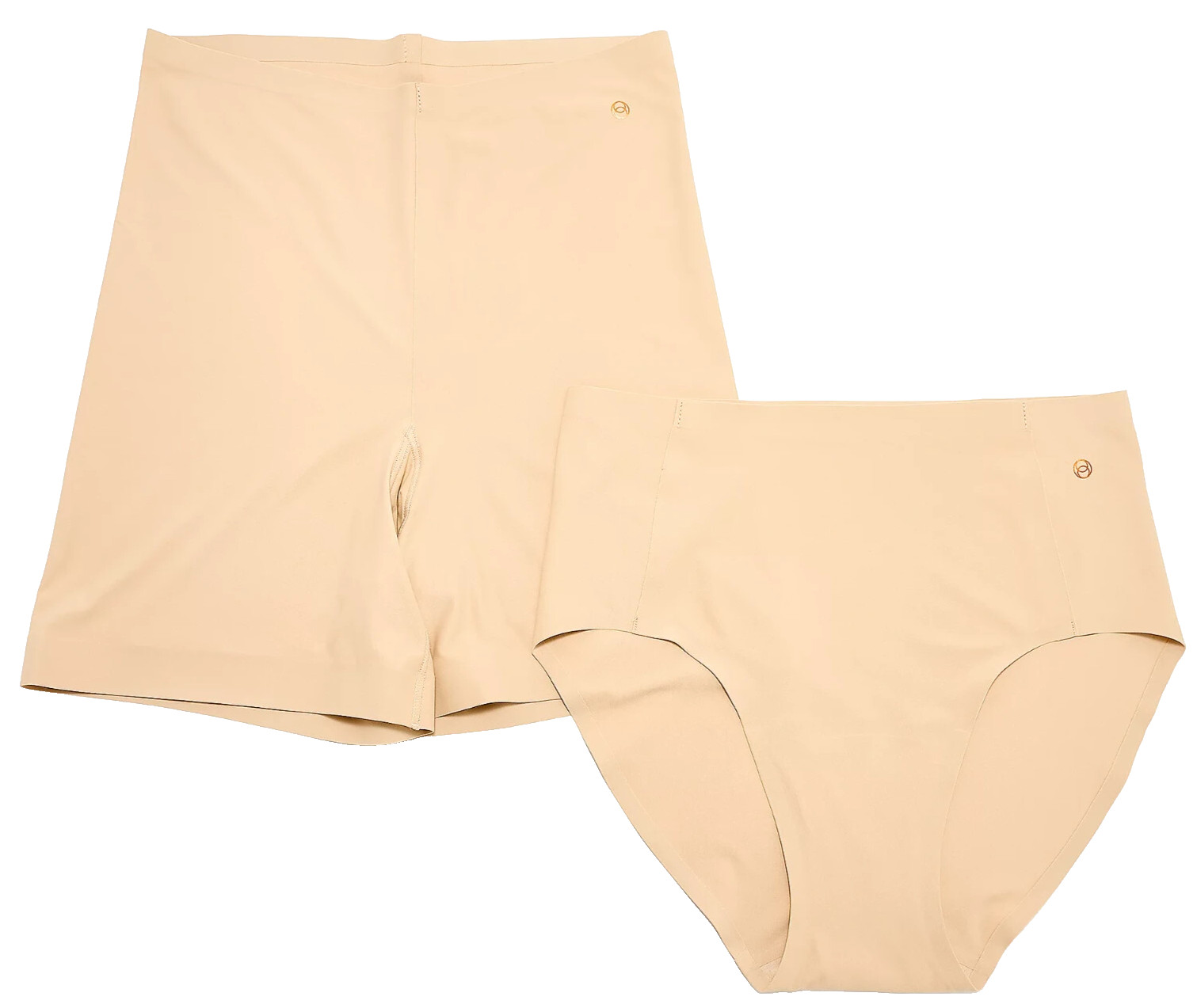 Evelyn & Bobbie~Set 2~Full Brief Panty & Slip Short~Sz 0-14~Sand~A698807 10770