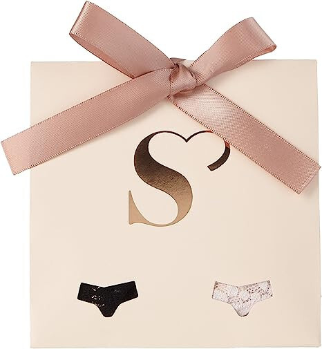 2pcs Sexy Lace Thong Set Size Small / 8 Women’s Lingerie Brazilian Gift Pack UK8