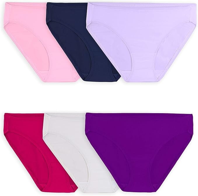 Fruit of the Loom Women’s 360° Stretch Underwear High Performance Stretch Size L