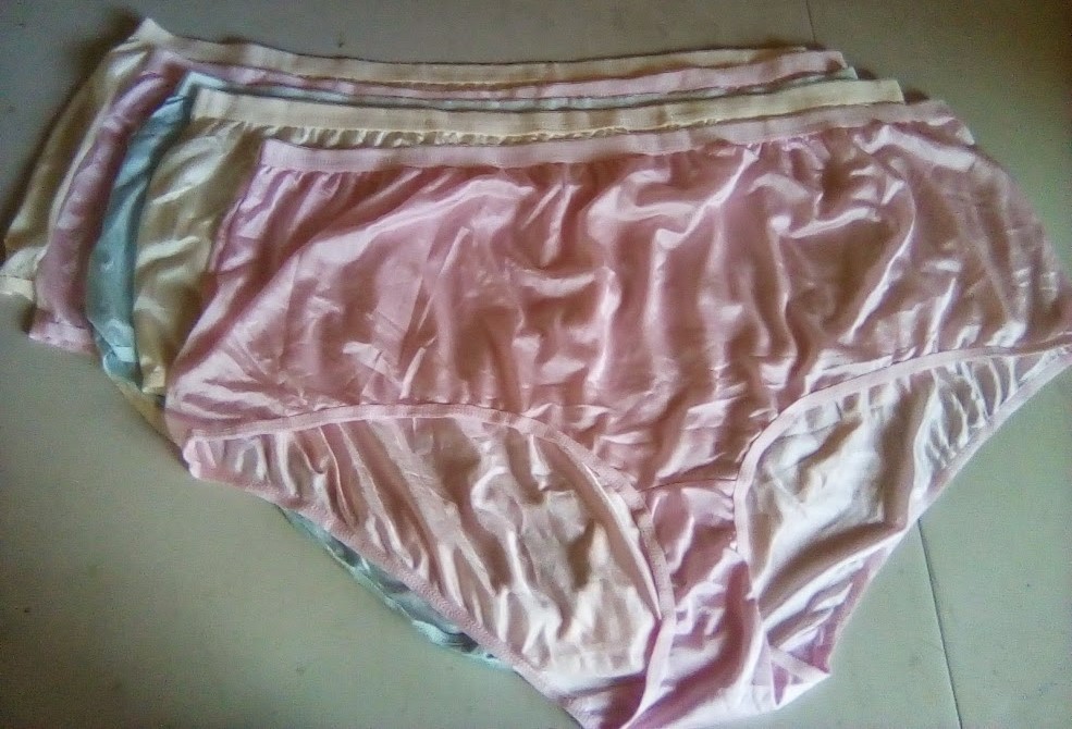 NWOT Assorted Comfort Choice 5 Pair Pack Nylon Brief Panties Size 14