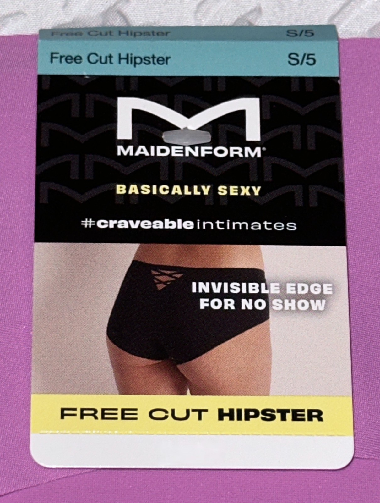 MAIDENFORM Basically Sexy M Free Cut Hipster Panty Womens Sz M 6 XL 8 2XL 9