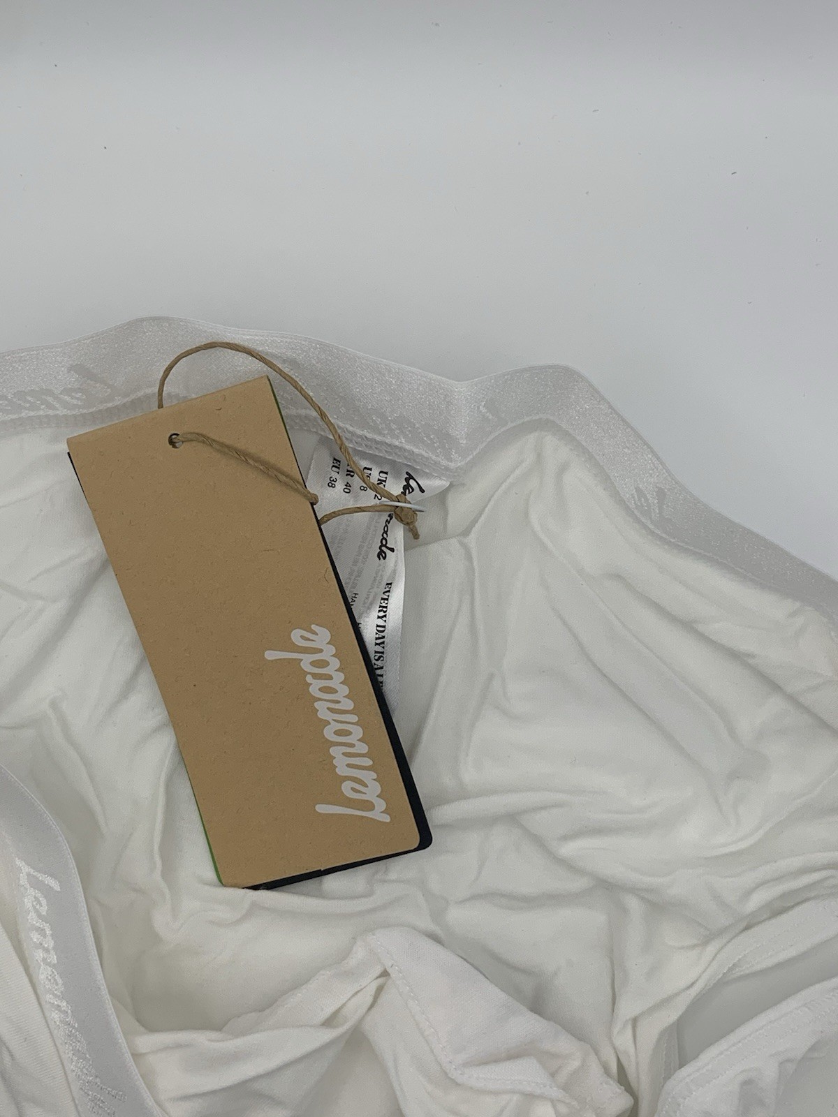 Lemonade Dolls Days Modal Briefs White Size 12 BNWT Freepost
