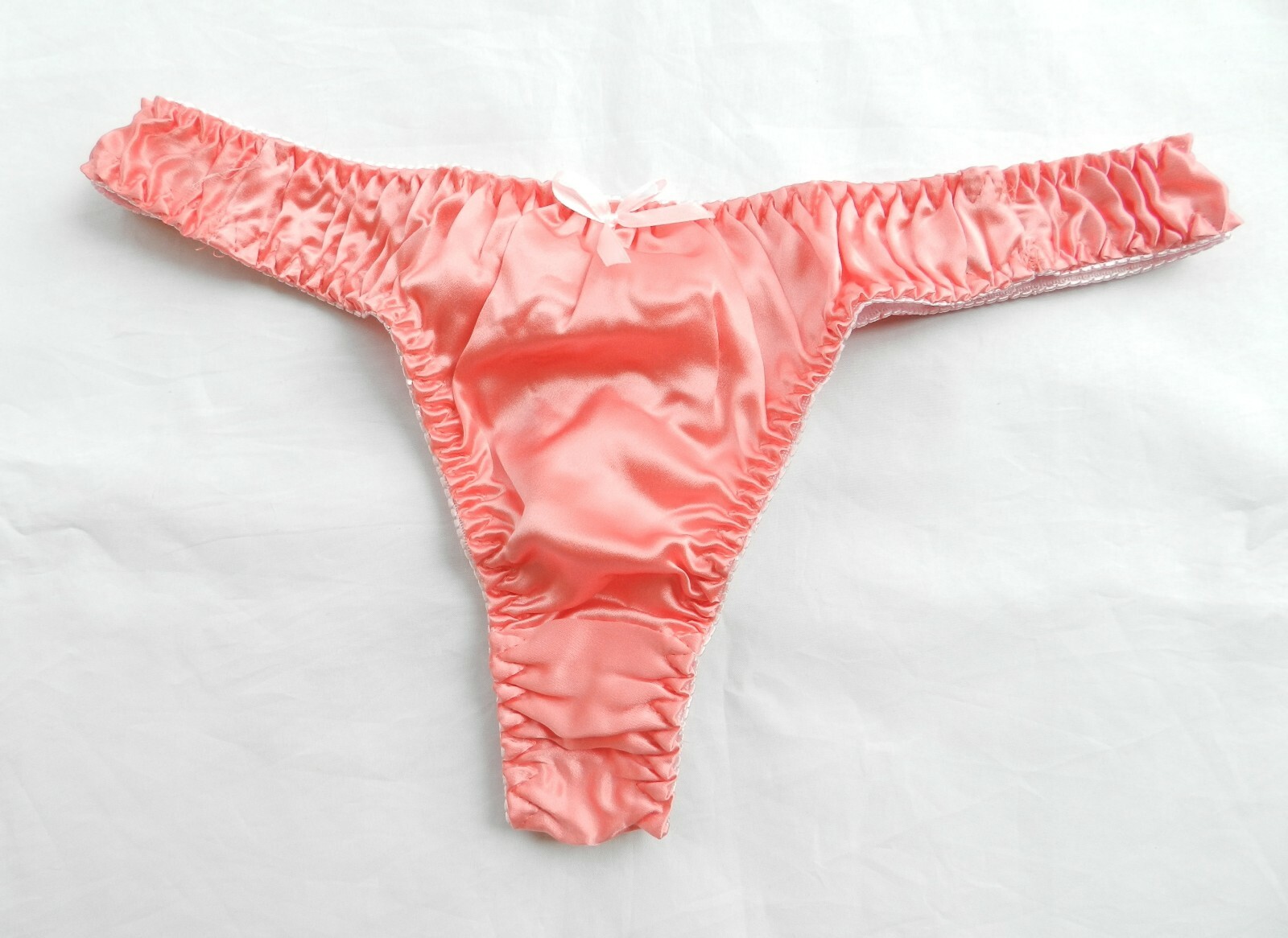 6 Pieces 100% Pure Silk Women’s String Thong Panties Size S M L XL 2XL