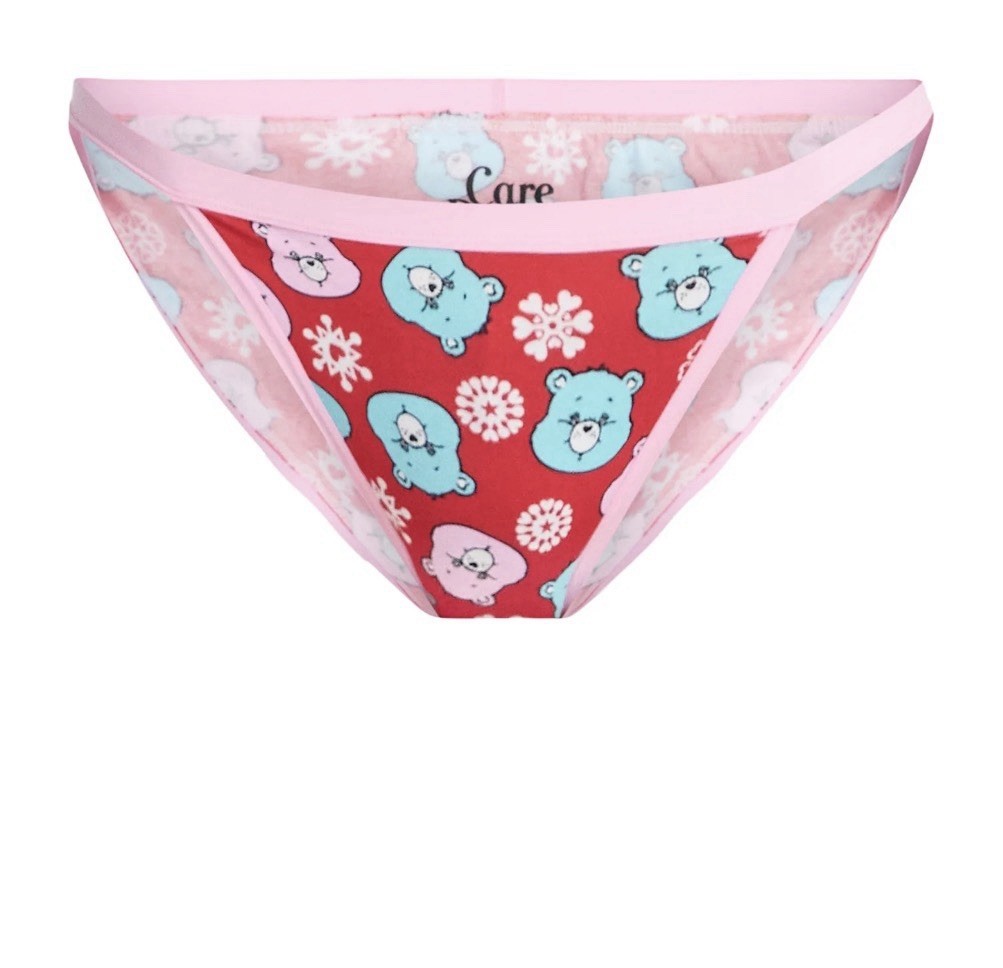 Women’s Care Bears Christmas Bikini Panties, 3-Pack, size XL (16-18)