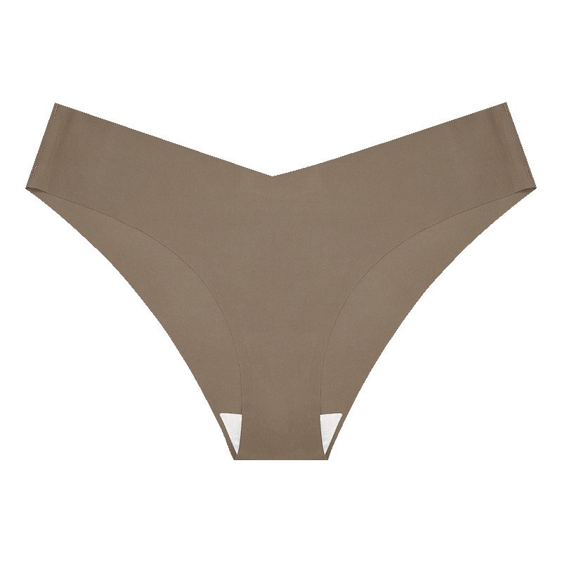 5 Pack Ice Silk Seamless Bikini Panties – Breathable Cotton Gusset Quick Dry