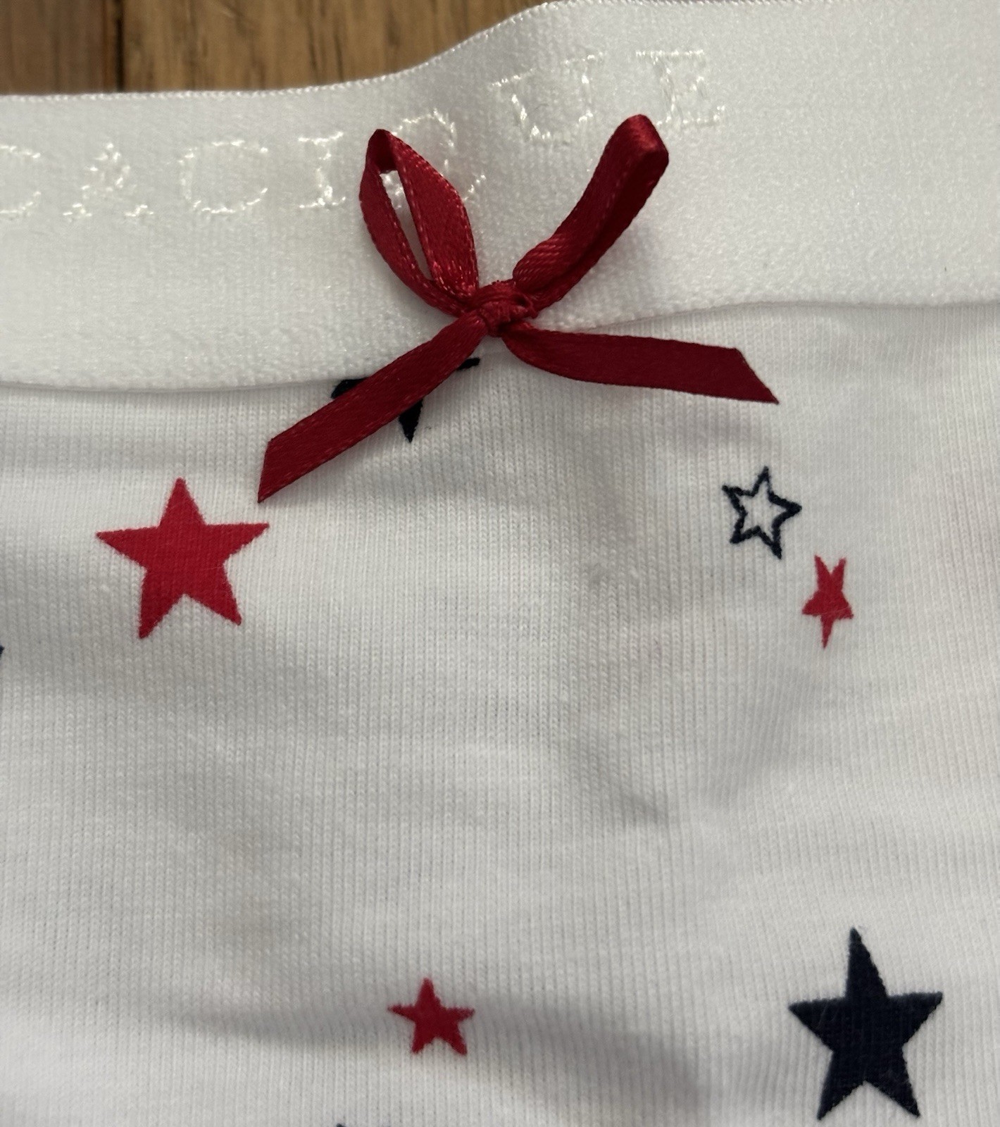 Plus Size 18/20 Lane Bryant Cacique Full Brief Cotton Panty Red White Blue Stars