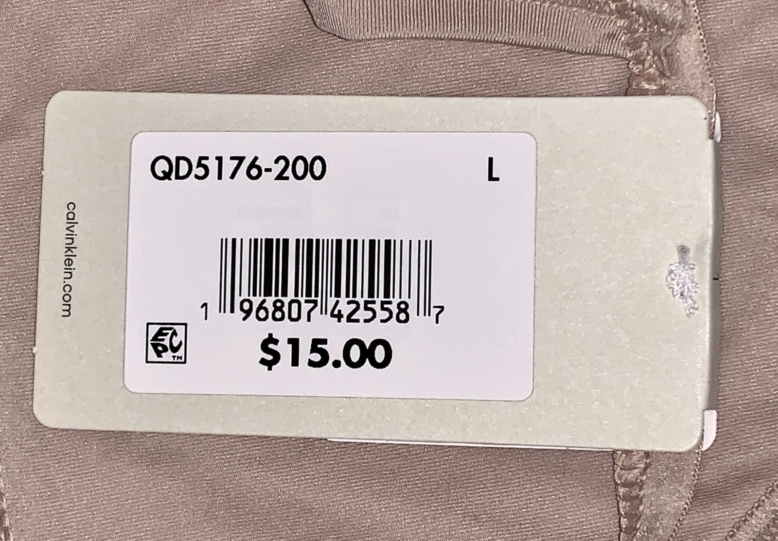 CALVIN KLEIN Ideal Stretch Micro Cedar Nude String Bikini Panty Womens S M L XL