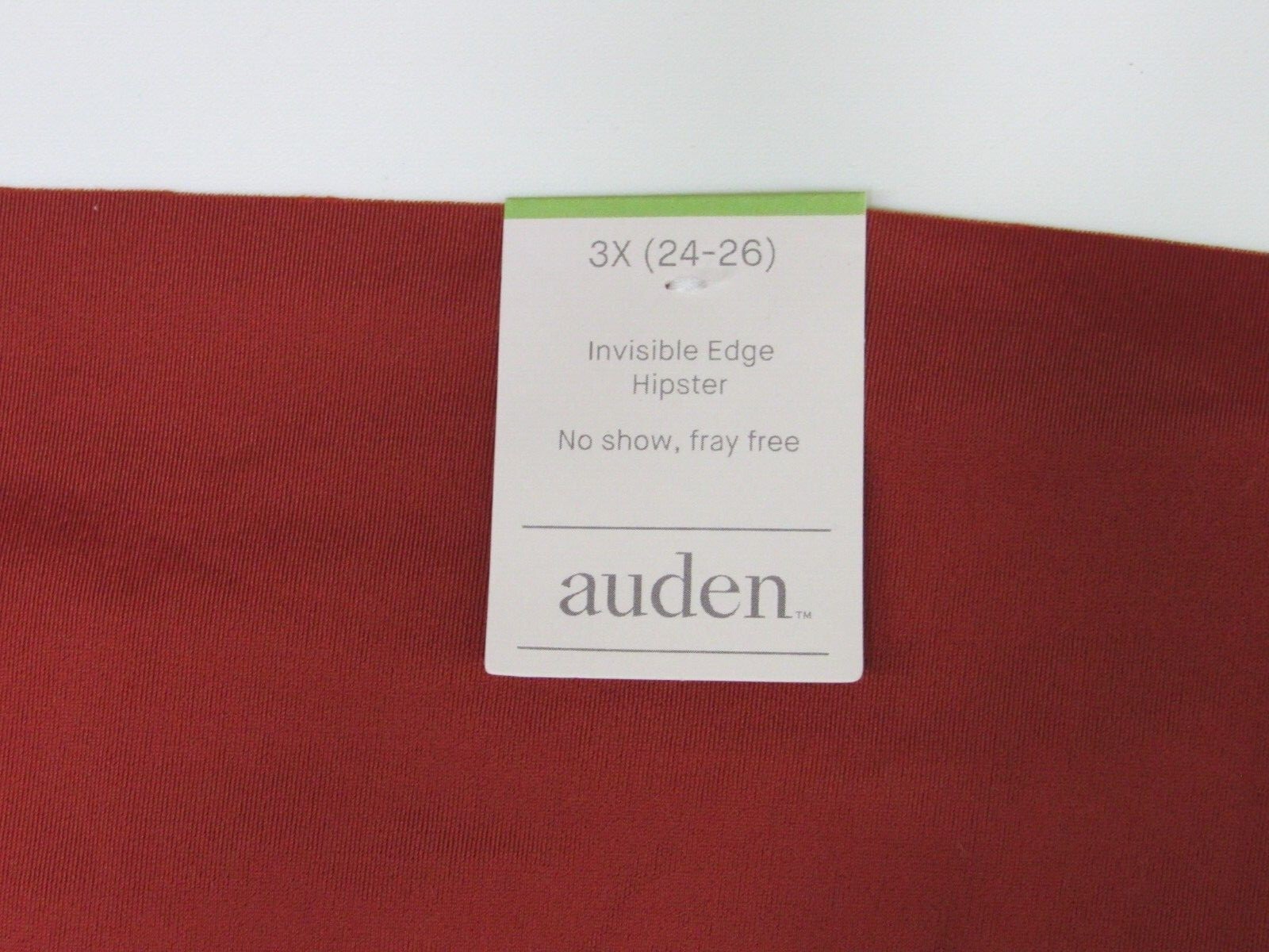 Women’s Plus Size Invisible Edge Hipster 2 Pack Panties Auden 3X (24-26)