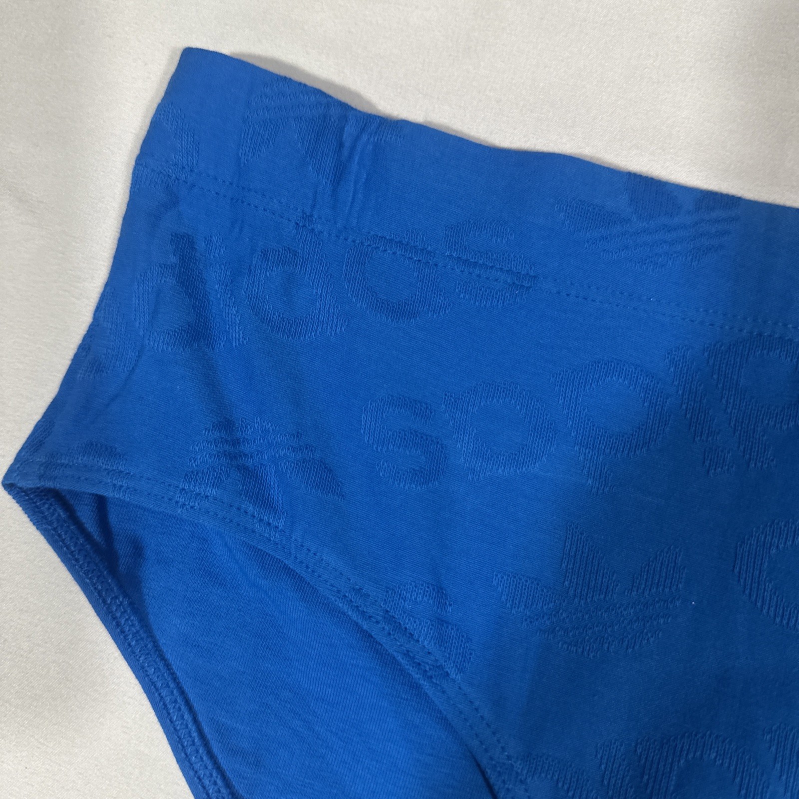 NWT $24 Adidas [ Large ] 4A4H68 Terrot Flex Cotton Hipster Panty Bluebird U1434