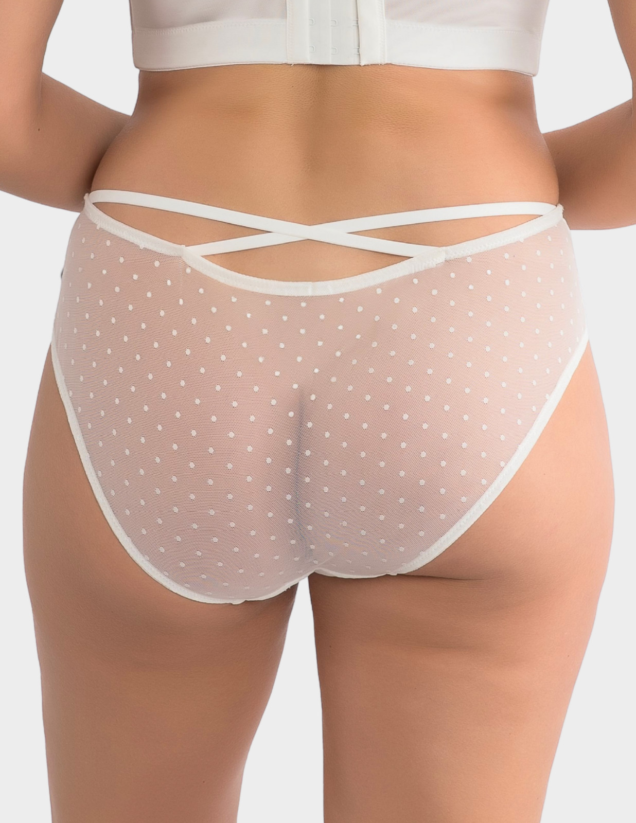 Parfait P5955 Pearl White Hipster Panty