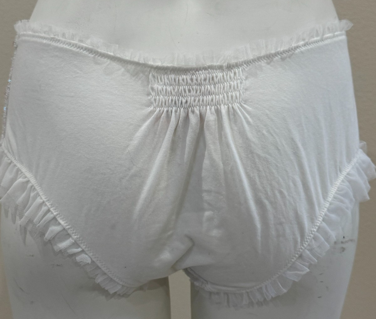VICTORIA’S SECRET SEQUIN TULLE HIPHUGGER CULOTTE PANTIES L