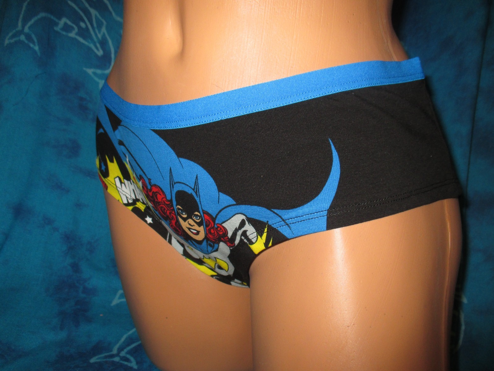 nwt Batgirl Sexy Super Hero DC Comics Pop Art Retro Boyshorts Hipster Panties S